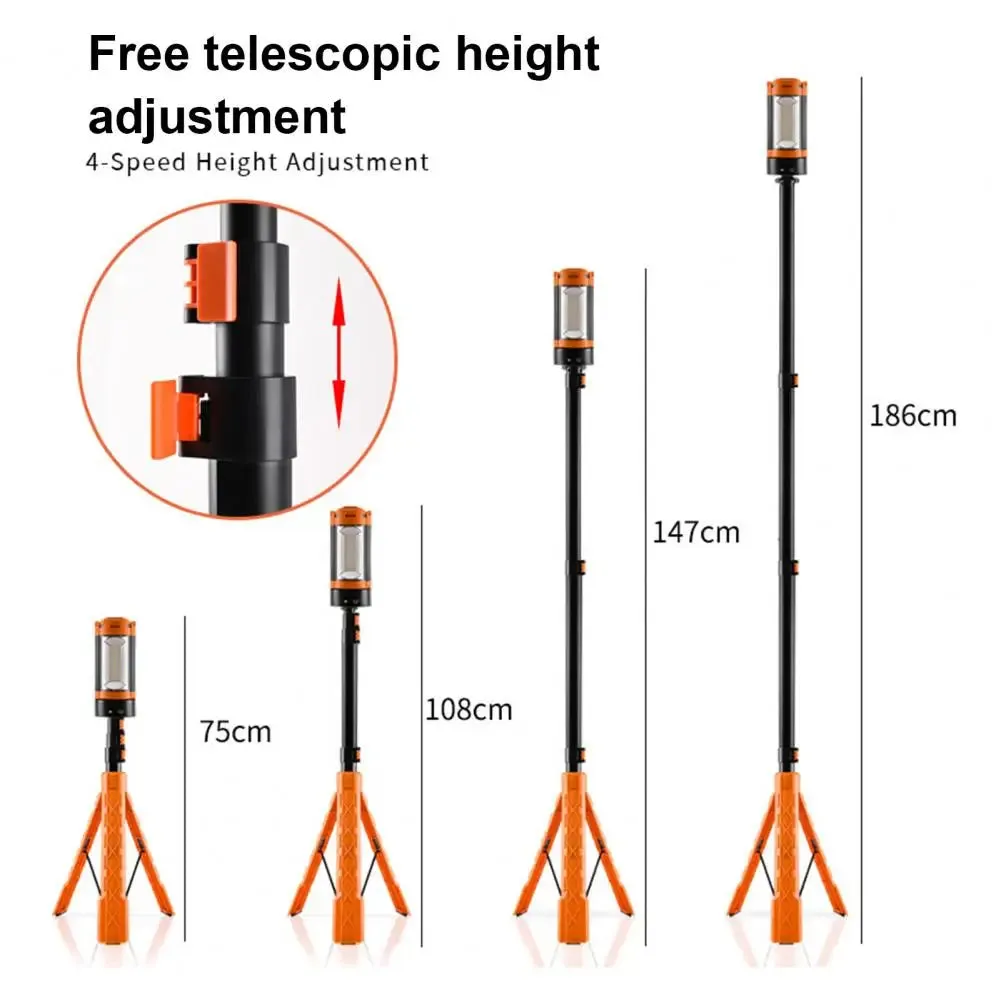 Camping Light with Bracket Rechargeable 90000mAh Camping Lantern Telescoping Waterproof Tent Light for Camping Hiking Fishing