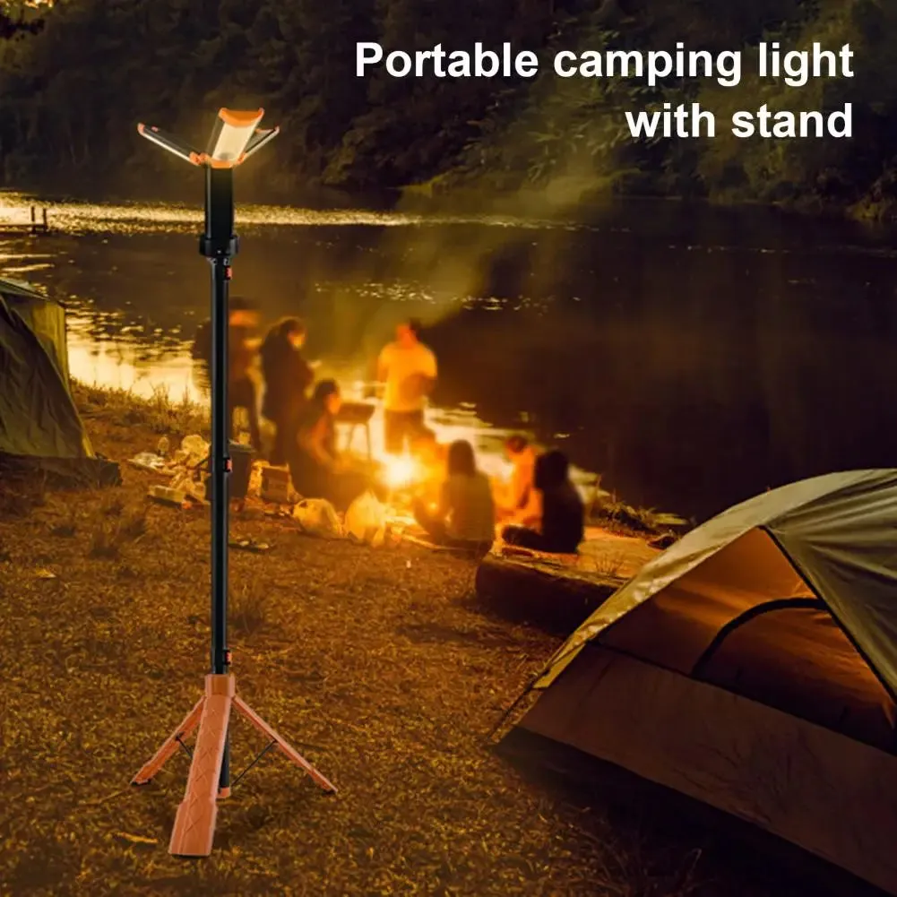 Camping Light with Bracket Rechargeable 90000mAh Camping Lantern Telescoping Waterproof Tent Light for Camping Hiking Fishing