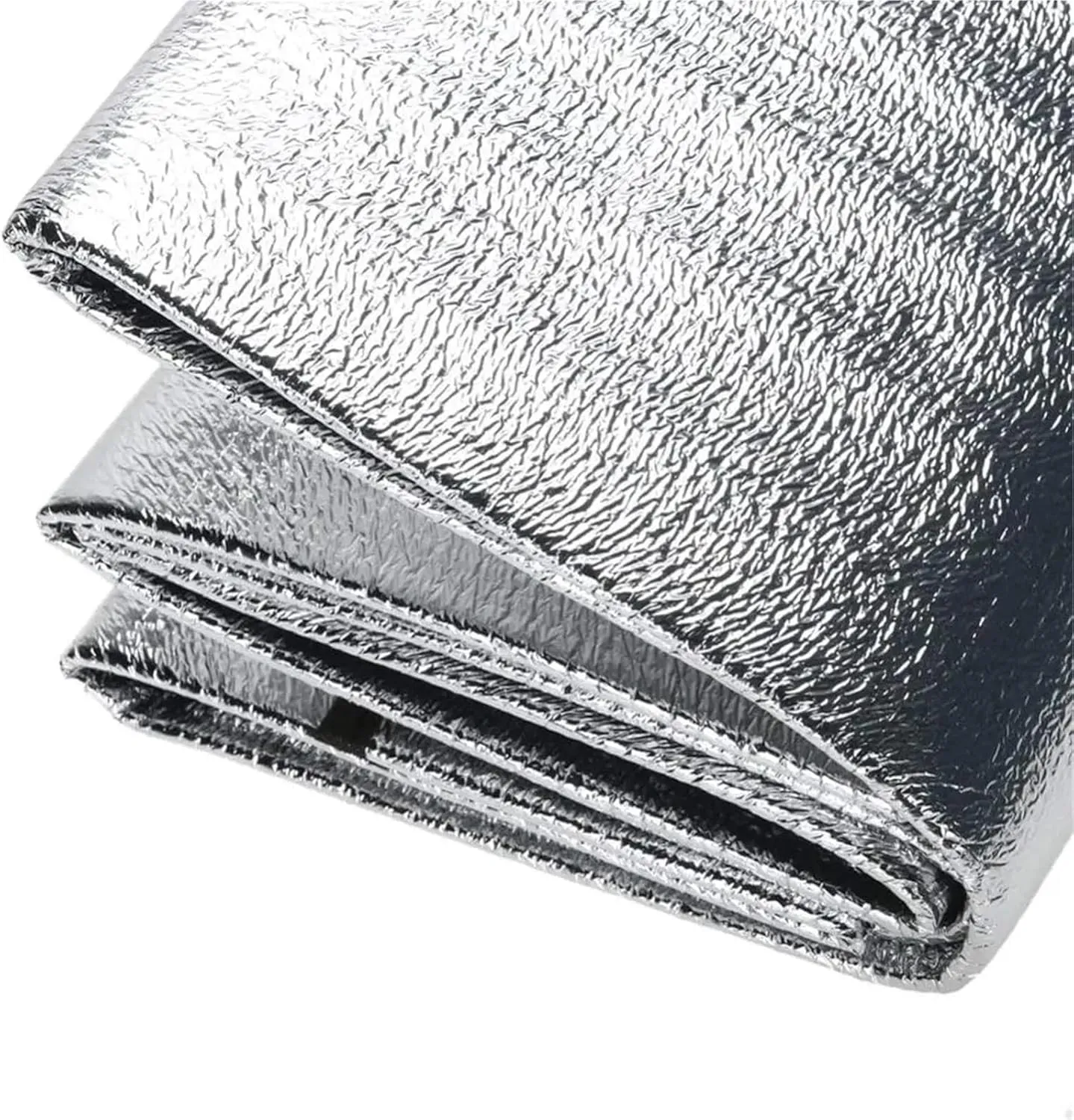 Camping Mat Foam Foil Blanket Aluminum Insulation Foam Foil Mat Sleeping Pad Thermal Outdoor Tent Footprint Reflecting Heat(200 x 100cm)