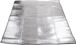 Camping Mat Foam Foil Blanket Aluminum Insulation Foam Foil Mat Sleeping Pad Thermal Outdoor Tent Footprint Reflecting Heat(200 x 100cm)