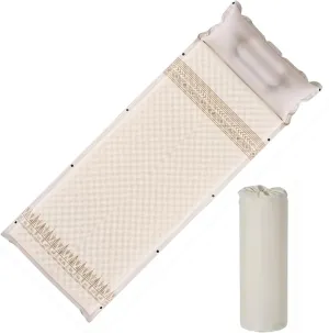 Camping Mat Inflatable Sleeping Mat Ultralight Sleeping Pad Compact Lightweight Camping Mattress for Tent and Family Camping,Single