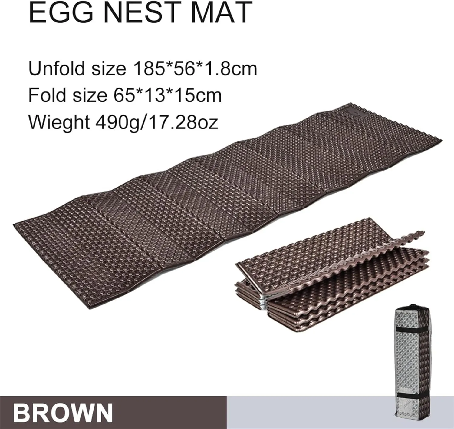 Camping Mat Portable Sleeping Pad Picnic Foam Bed Mattress Travel Trekking Equipment Blanket Waterproof Moistureproof