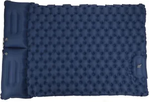 Camping Sleeping Pad, Camping Mattress Double Sleeping Pad Inflatable Camping Sleeping Pads with Pillow Ergonomic Design Nylon Camping Mat Portable Camping Mat for Outdoor Hiking