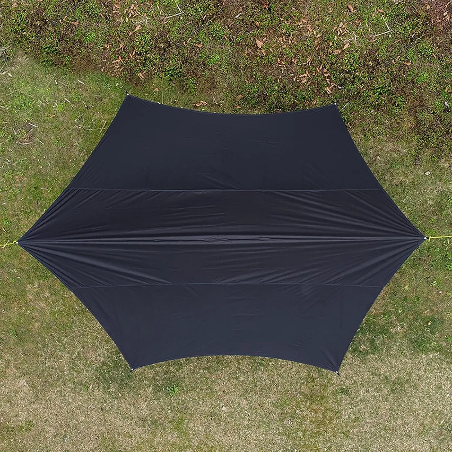 Camping tarp Waterproof, 15x15ft Ultralight Rain Fly with Accessories kit, Lightweight Hammock Rain Fly Sunshade, PU 3000mm, Portable Backpacking Tarp for Outdoor, Traveling, Hilking