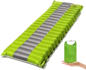 Camping Tent Mattress Pad Waterproof, Sleeping Pad Inflatable Extra Thickness for Sleeping Comfortable Compact Air Mat