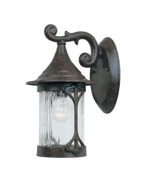 Canyon Lake One Light Wall Lantern in Chestnut