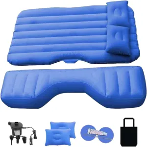 Car Air Bed Mattress- Car Camping Air Couch with Air Pump Air Bed Mattress | Travel Camping Inflatable | Travel Mattress Extended Air Couch Portable for
