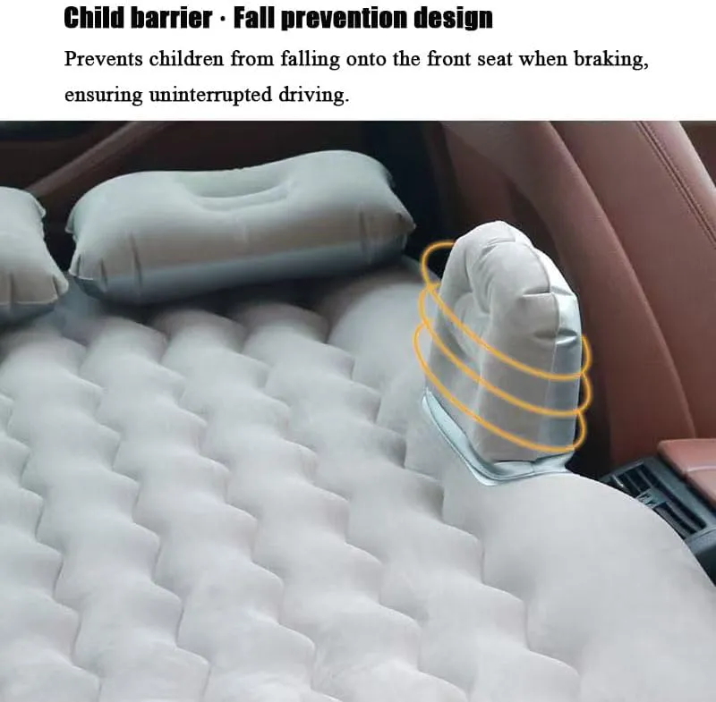 Car Air Mattress for Porsche 911 (997) 2005–2012, Inflatable Back Seat Sleeping Pad with Pump & 2 Pillows, Folding Portable Camping Bed for Travel& Road Trips,Blue