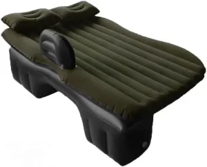 Car Air Mattress for Subaru Outback (4th Gen) 2010–2014, Inflatable Back Seat Sleeping Pad with Pump & 2 Pillows, Folding Portable Camping Bed for Travel& Road Trips,Black