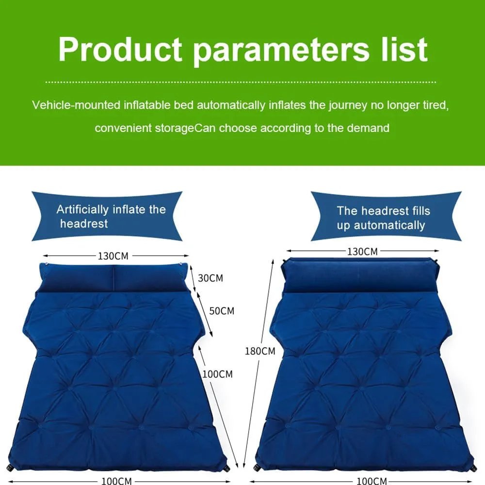 Car Air Mattresses for Ford Galaxy 2017 2018 2019, Portable Bed Cushion Bedding Camping Hiking Inflatable Pillow Multifunctional Accessories Outdoor,C