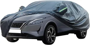 Car Cover, Car Cover Waterproof All Weather, for 2001-2024 Nissan Qashqai Car Covers for Automobiles, Outdoor Full Cover, Dust Prevention, Ultraviolet-Proof, Frost and Snow Prevention(Tekna )