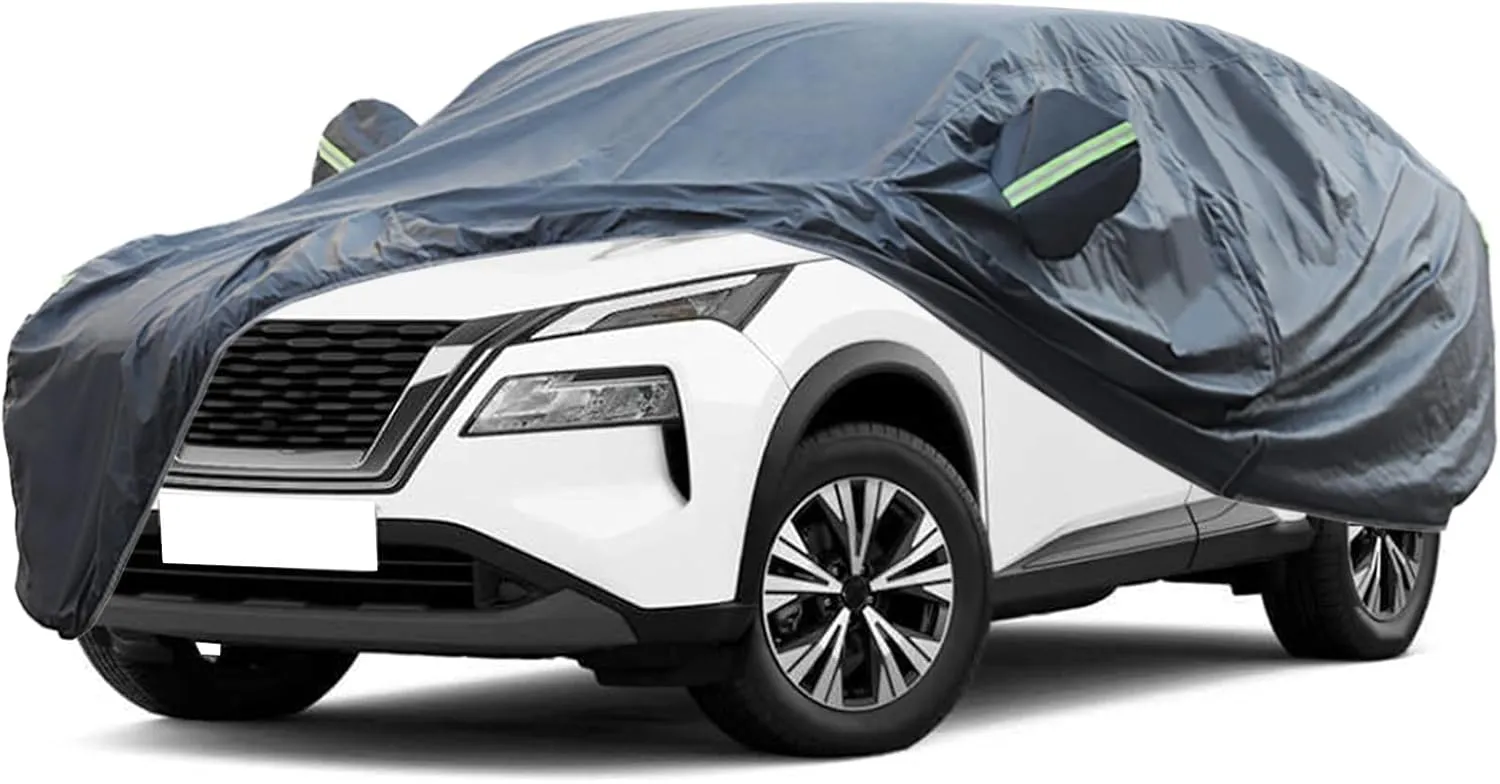 Car Cover, Car Cover Waterproof All Weather, for 2003-2024 Nissan X-Trail Car Covers for Automobiles, Outdoor Full Cover, Dust Prevention, Ultraviolet-Proof, Frost and Snow Prevention(Tekna)