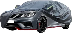 Car Cover, Car Cover Waterproof All Weather, for 2014-2018 Nissan Pulsar Car Covers for Automobiles, Outdoor Full Cover, Dust Prevention, Ultraviolet-Proof, Frost and Snow Prevention(Tekna)