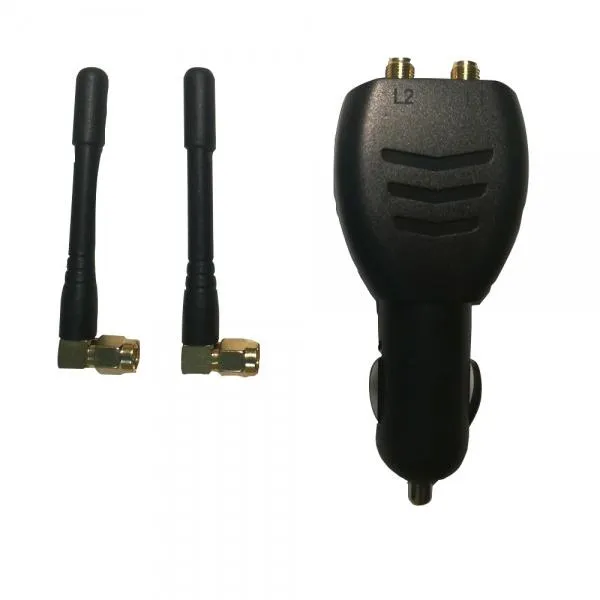 Car GPS Beidou Signal Blocker Jammer Interference Shielding Device - Black