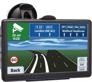 Car GPS Navigation, 2025 Map 7 inch Touch Screen Car GPS, Voice Turn Direction Guidance, Support Speed and Red Light Warning, Install The Latest Map of The United States (Free Update Lifetime Map)