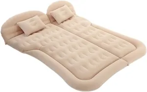 Car Inflatable Air Mattress for Peugeot 5008(7seats) 2017 2018 2019 2020 2021 2022 2023 2024 Portable Boot Air Mattress Cushion Outdoor Travel Camping Sleeping Gear Accessories,Beige