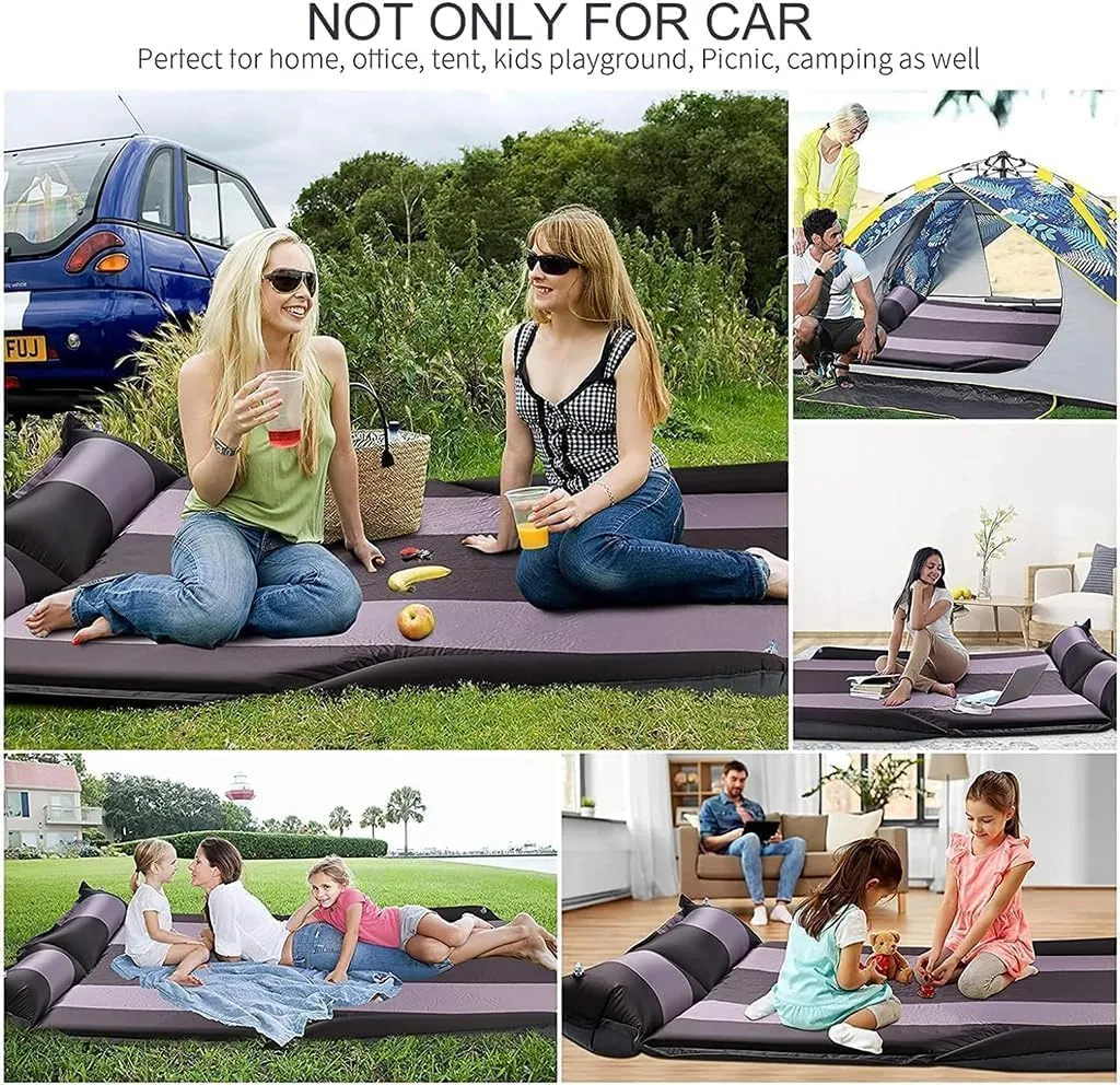 Car Inflatable Mattres for Subaru Outback 2003 2004 2005 2006 2007 2008 2009 Thickened Inflatable Back Seat Bed Outdoor Camping Sleeping Pad Portable Travel Mattress,Orange