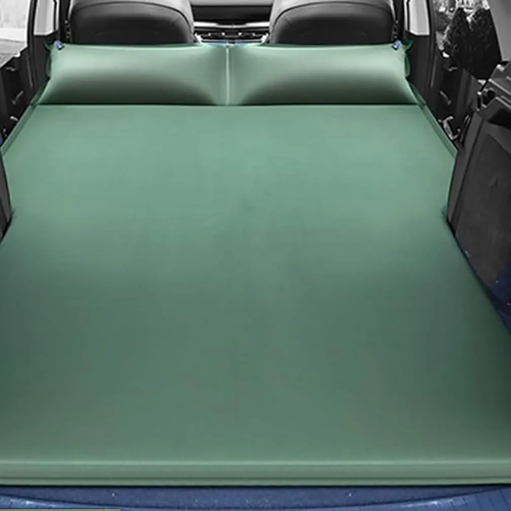 Car Inflatable Mattress, for Chrysler Pacifica 2017-2024 Outdoor Camping Travel Portable Sleeping Pad AdjustableWear Resistant, Auto Accessories,F-Green