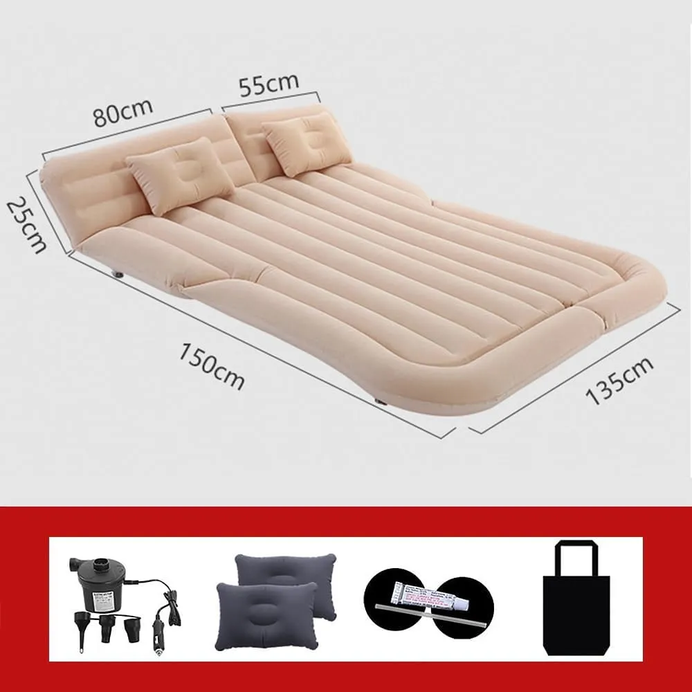 Car Inflatable Mattress for Ford Bronco 2021 2022 2023 2024 Rear Trunk Air Cushion Camping Travel Folding Self Inflating Sleeping Pad Back Seat Air Mattresses,Grey1
