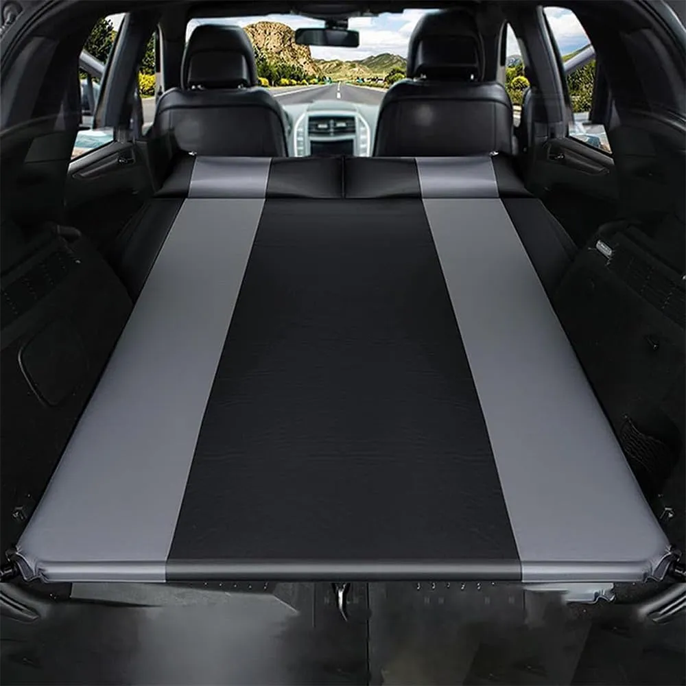Car Inflatable Mattress for Kia EV6 2022 2023 2024 2025 Self Inflating Sleeping Pad Thickened Air Bed Cushion Camping Travel Mattress Multifunctional,Black