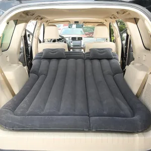 Car Inflatable Mattress for Subaru Impreza 2017 2018 2019 2020 2021 2022 2023 Rear Trunk Air Cushion Camping Travel Folding Self Inflating Sleeping Pad Back Seat Air Mattresses,Black