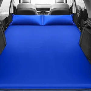 Car Inflatable Mattress, for Volkswagen VW Atlas Cross Sport 2020-2024 Outdoor Camping Travel Portable Sleeping Pad AdjustableWear Resistant, Auto Accessories,B-Blue