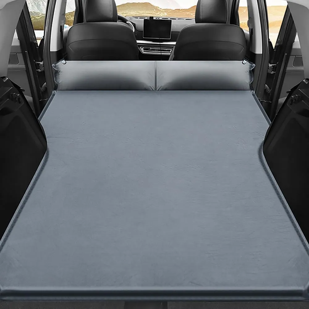 Car Inflatable Mattress for Volkswagen VW Jetta A7 2019 2020 2021 2022 2023 2024 Portable Air Sleeping Bed with Pillow Camping Travel Cot Inflatable Trunk Sleeping Pad,Grey1