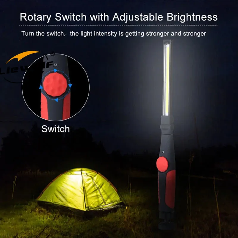 Car Maintenance COB Lamp Outdoor Camping Lamp Universal LED Light Bar USB Charging