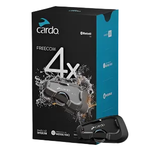Cardo Freecom 4X Bluetooth Intercom - Single
