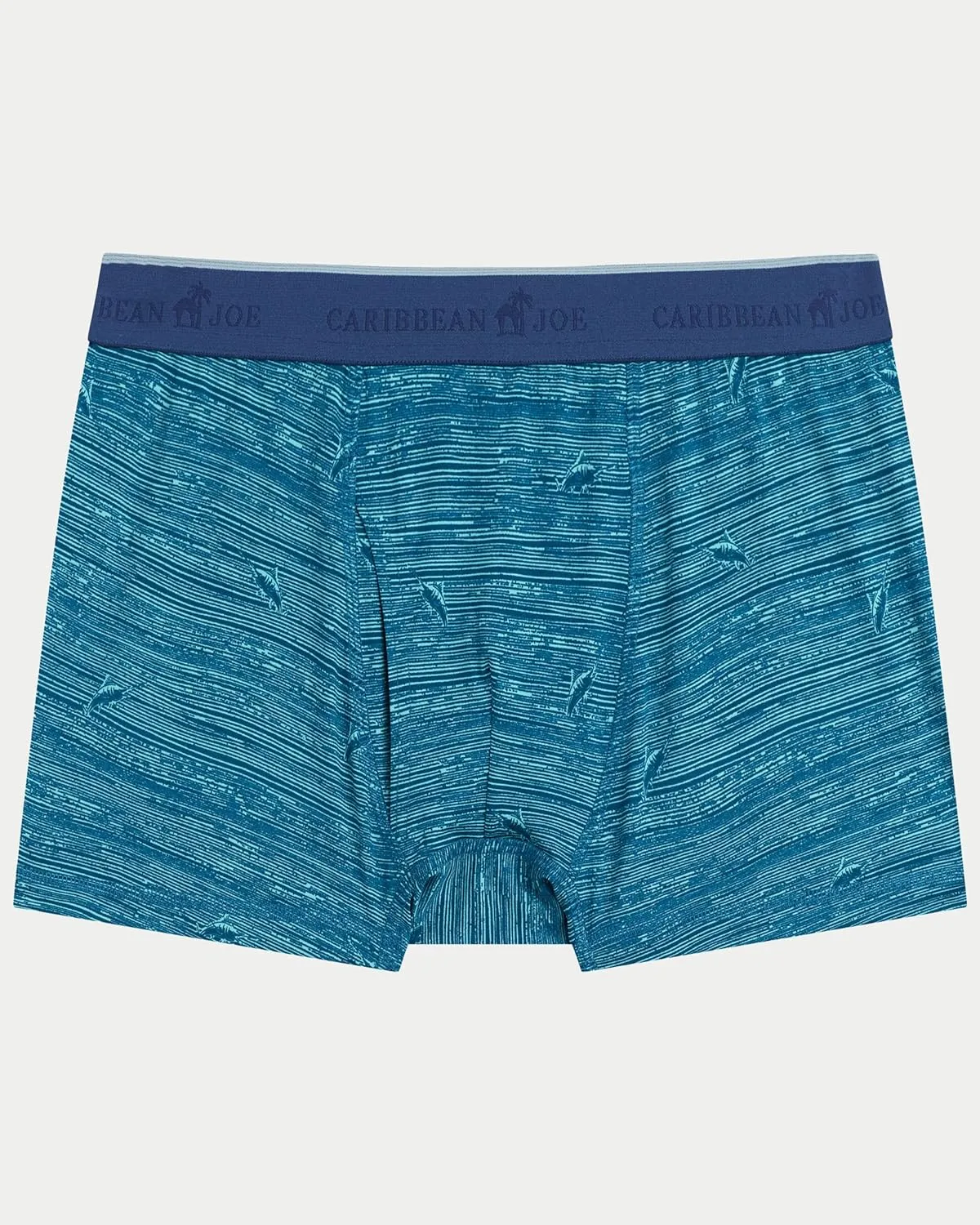 CARIBBEAN JOE Boxer Briefs, Tropical Flora Pattern, 3 Pack, Fun Novelty Mens Underwear