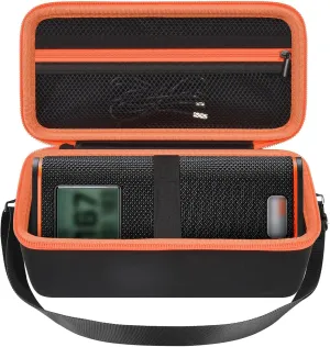 Carrying Case Compatible with Bushnell Golf for Wingman View Golf GPS Speaker, Range Finder Travel Storage Holder, Golfs Cart Bluetooth Speaker Bag Organizer for Charging Cable (Box Only)