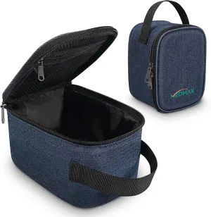 Carrying Case Compatible with OMRON Blood Pressure Monitor Bronze BP5100 / Upper Arm 3 Series Home Blood Pressure Monitor, Portable Storage Organizer Bag with Handle (Bag Only) Navy
