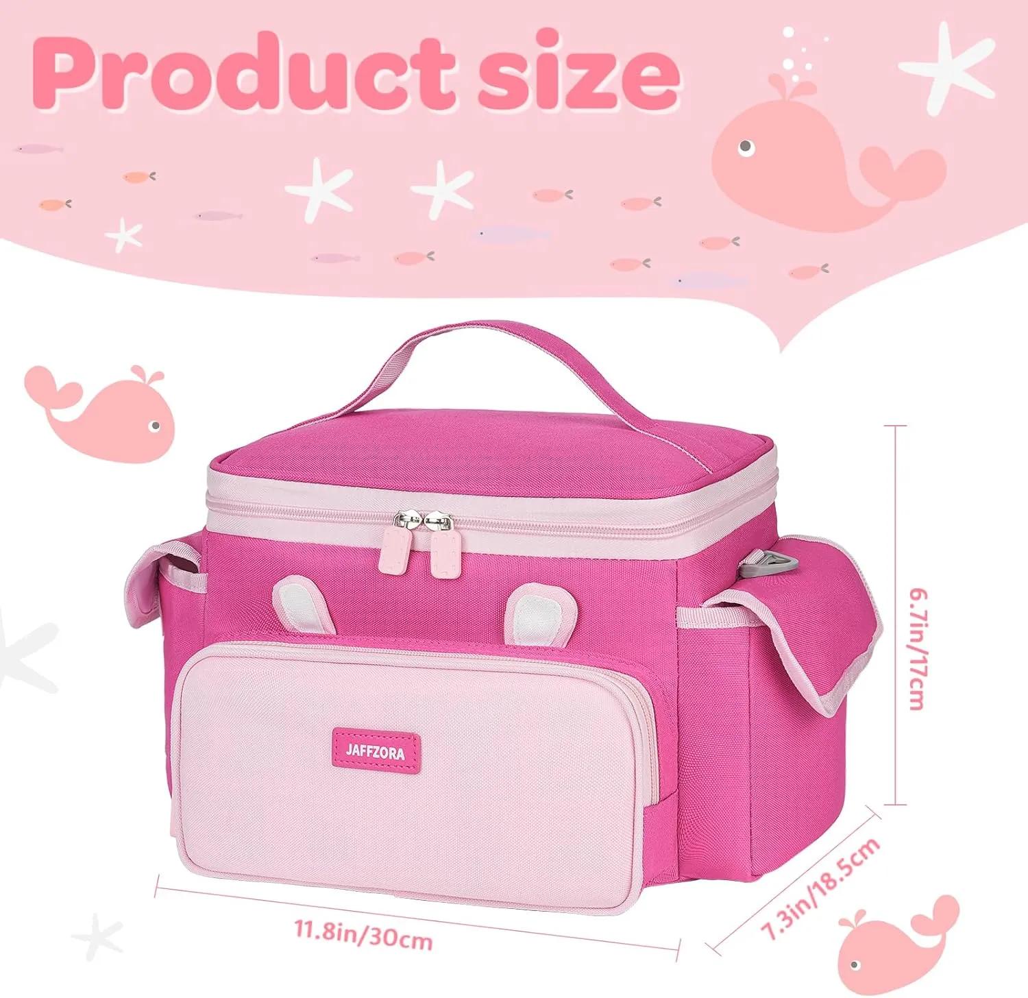Carrying Case Fit for Little Tikes Story Dream Machine Books Starter Set, Cute Storage Bag Compatible with Toniebox, Storypod Audio Player and Accessories, Pink (Bag Only)