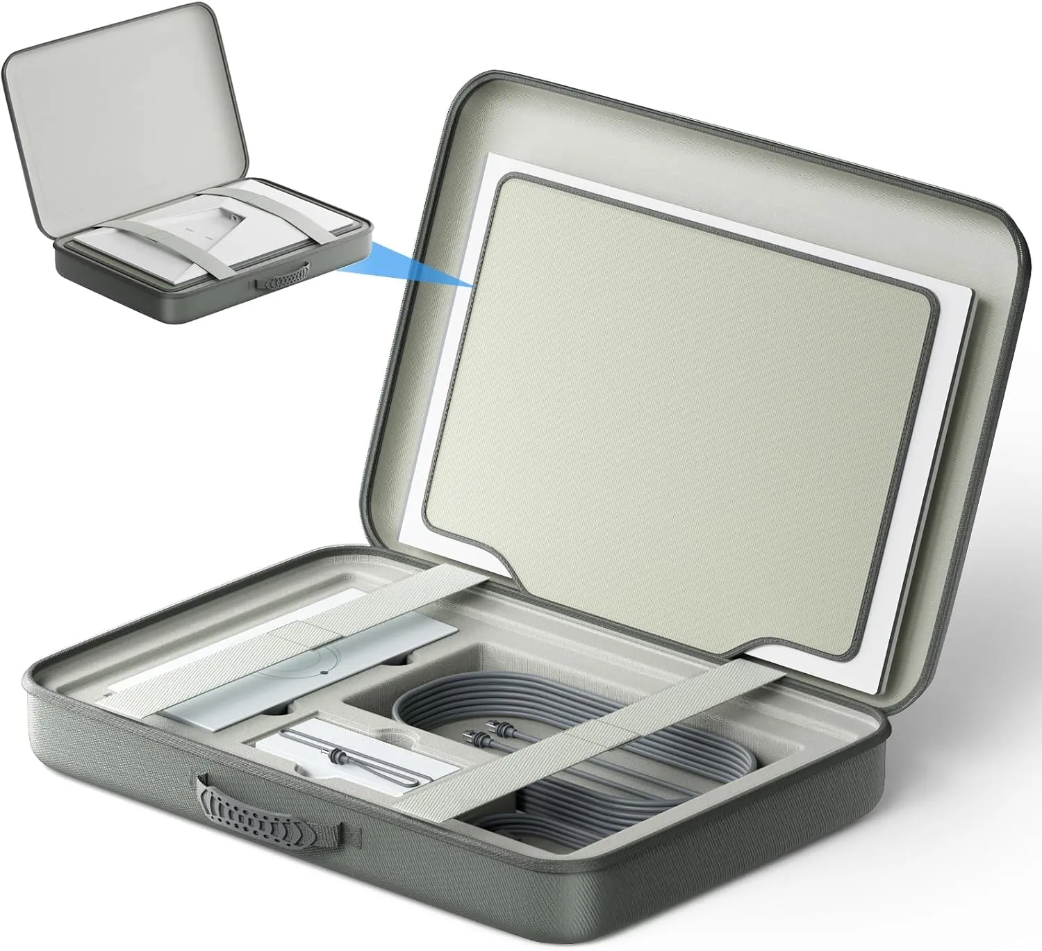 Case for Starlink Gen 3, AstroniSync Travel Case for Starlink with Customized Internal Sections, Shock and Pressure-proof Bag for Starlink RV, Bag for Starlink Antenna with Anti-dust & Water Fabric