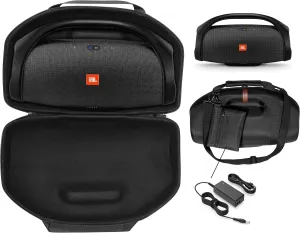 CaseSack Shoulder Bag for JBL Boombox, Boombox 2, Boombox 3 Waterproof Portable Bluetooth Speaker, Tailor Made semi- Hard case, Featured Handle and Shoulder Strap