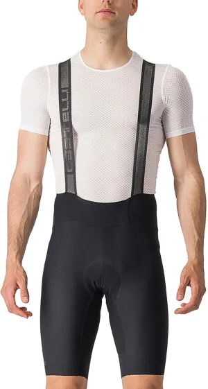 CASTELLI Men’s Espresso Bibshort for Road and Gravel Biking I Cycling - Black - Medium