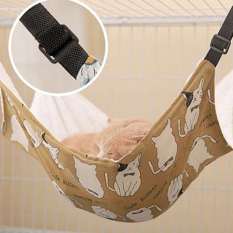 Cat Hammock 3 Color Summer Double Sided Bed