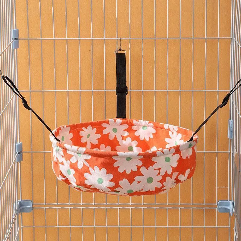 Cat Hammock for Cage 4 Color Adjustable Summer Bed