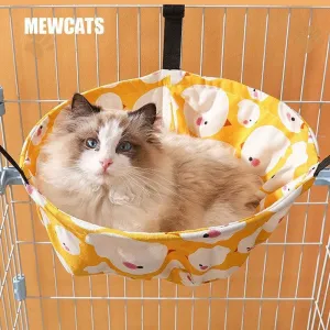 Cat Hammock for Cage 4 Color Adjustable Summer Bed