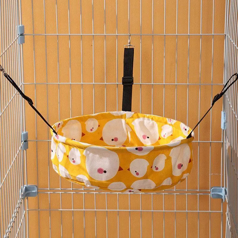Cat Hammock for Cage 4 Color Adjustable Summer Bed