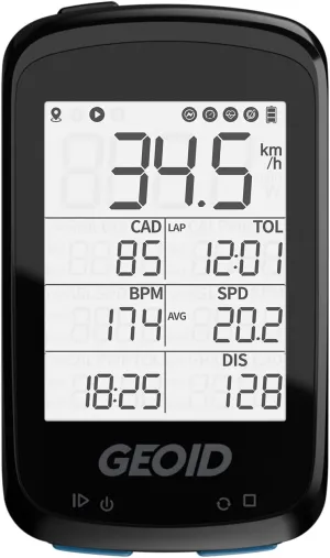 CC500 Bike Computer GPS, Wireless Bike Speedometer, ANT  Bluetooth 2.5 Inch Bicycle Computer,IPX6 Waterproof Cycling Computer with Auto Backlight