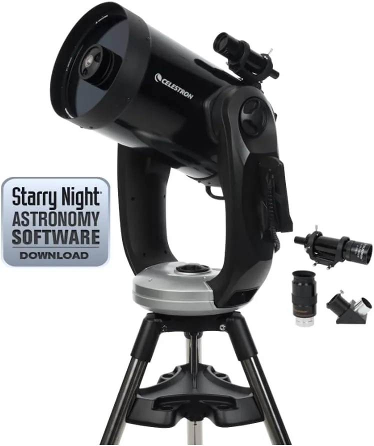 Celestron CPC 1100 StarBright XLT GPS Schmidt-Cassegrain 2800mm Telescope with Tripod and Tube