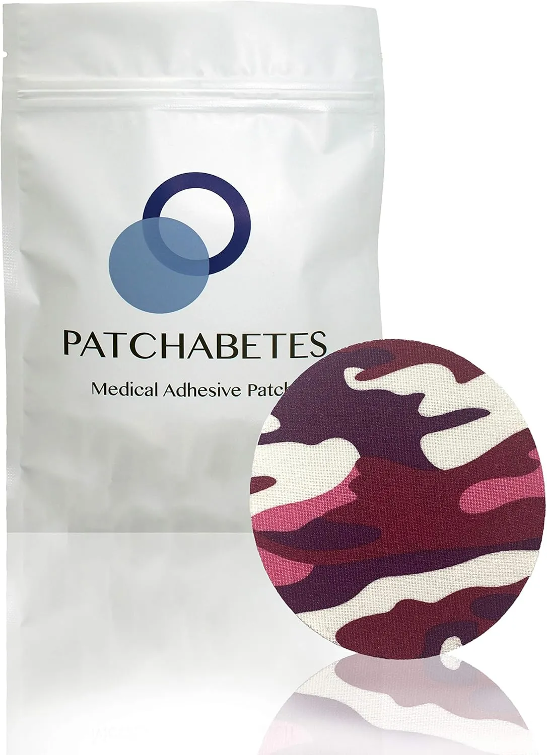 Cgm Adhesive Patches, 20 Count, Waterproof Patch for Medtronic, Freestyle Libre & More (Pink Camo)