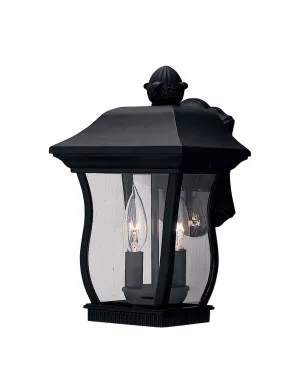 Chelsea Two Light Wall Lantern in Black