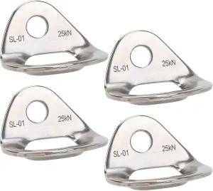 Climbing Bolts Hanger, 4PCS Climbing Anchor Bolt Stainless Steel Rock Anchor for Rappelling Aerial Work