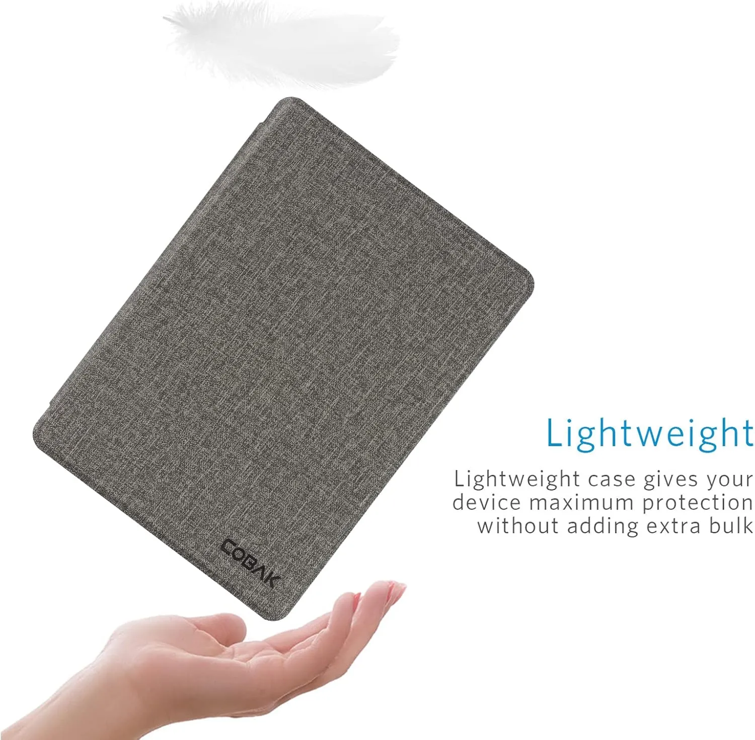 CoBak Case for All New 6 Inch E-Reader 2024 and 2022 (11 Generation) - PU Leather Smart Cover, Auto Sleep and Wake, not Compatible with Kobo Clara