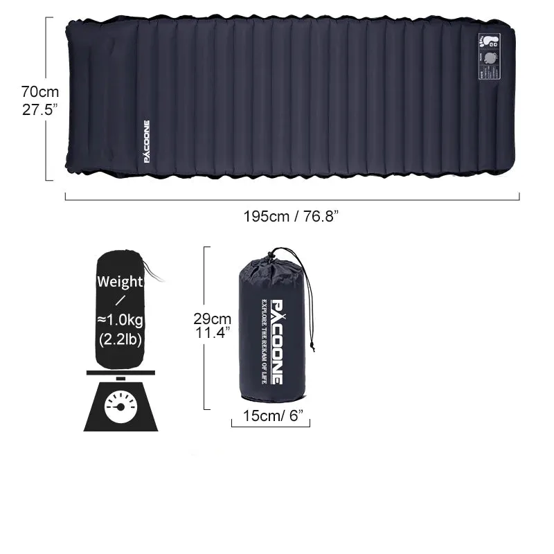 Comfortable Camping 4-Inch Self-Inflating Sleeping Pad