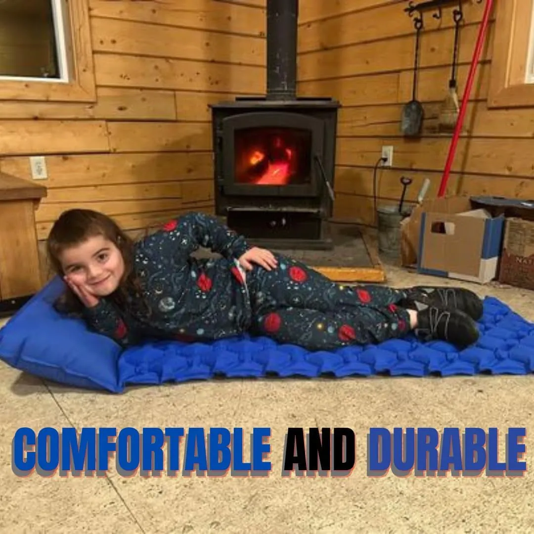 Compact and Durable Kid's Camping Sleeping Pad: Stay Warm & Comfy