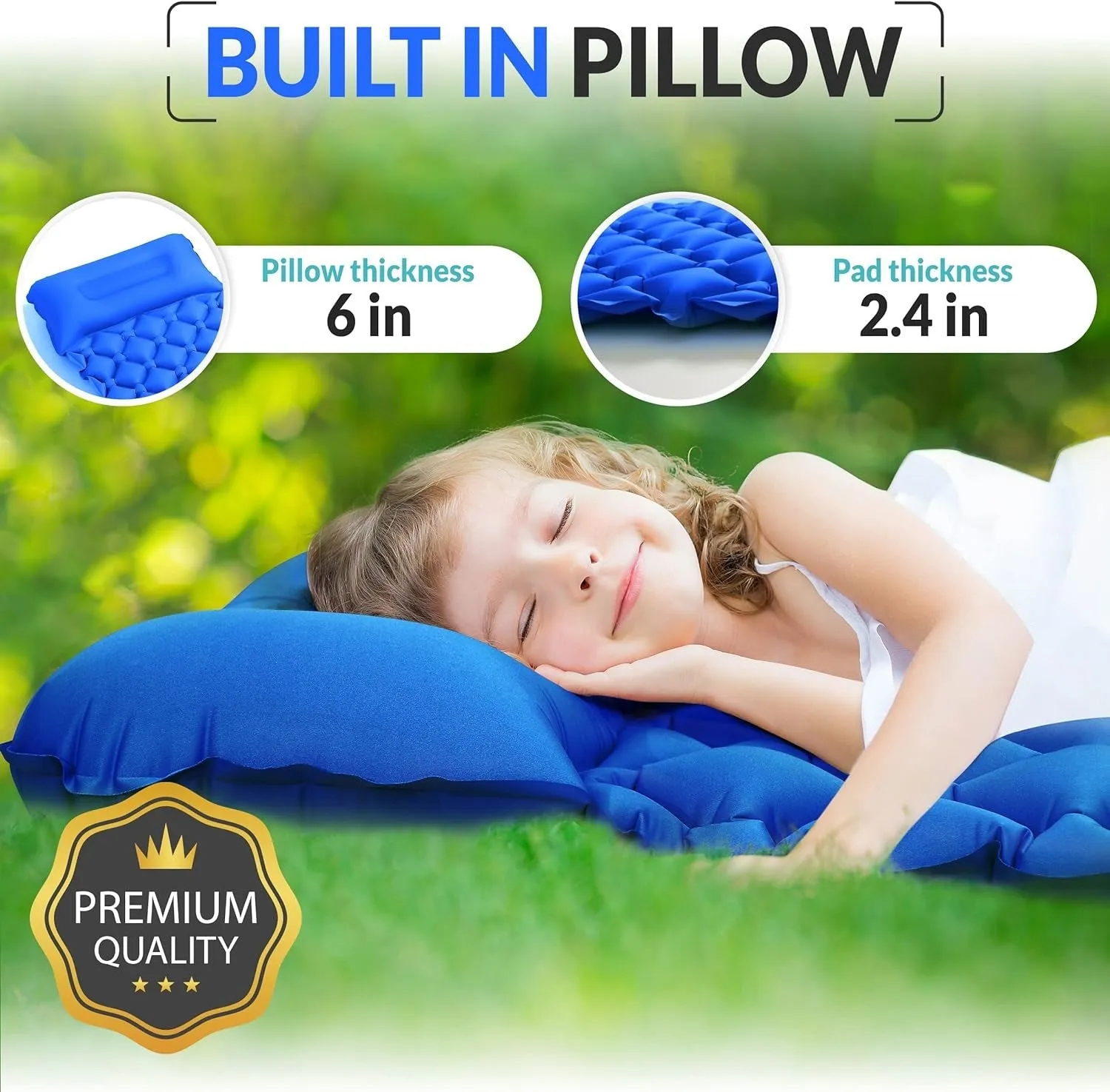 Compact and Durable Kid's Camping Sleeping Pad: Stay Warm & Comfy