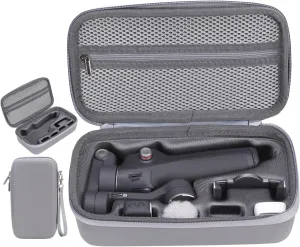 Compact Travel Case for DJI Osmo Mobile 7/7P Smartphone Gimbal Stabilizer Accessories, Waterproof Storage Hand Bag Organizer Box for OM 7 Pro, Portable & Durable